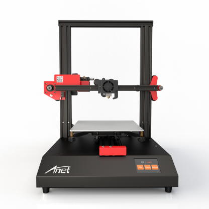black and red 3D printer